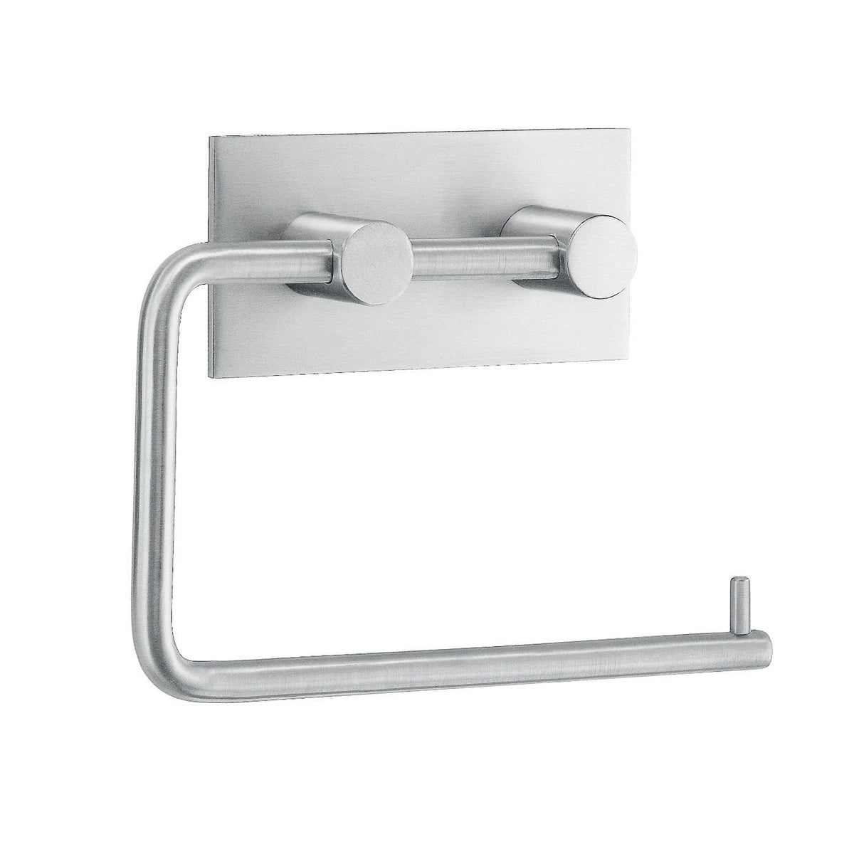 Self-Adhesive Toilet Paper Holder, Brushed Stainless Steel