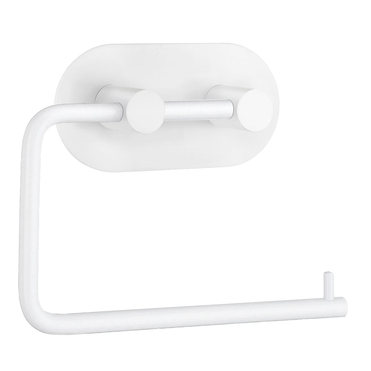 Self-Adhesive Toilet Paper Holder, White