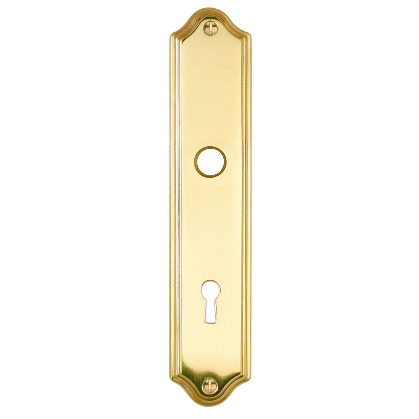 Long escutcheon with keyhole