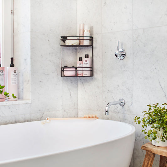 Double Corner Shower Basket