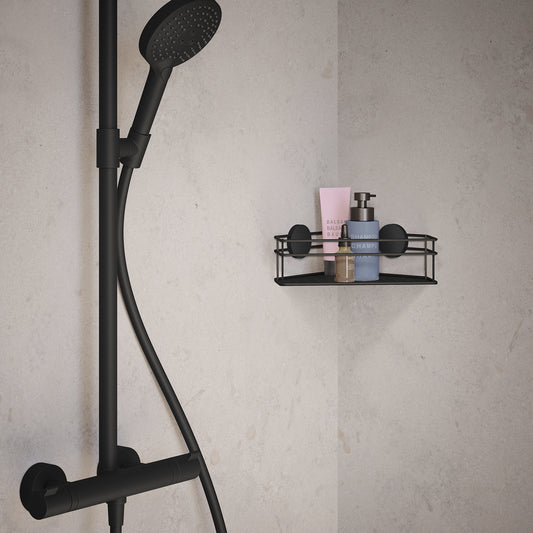 Corner Shower Basket, Self-adhesive