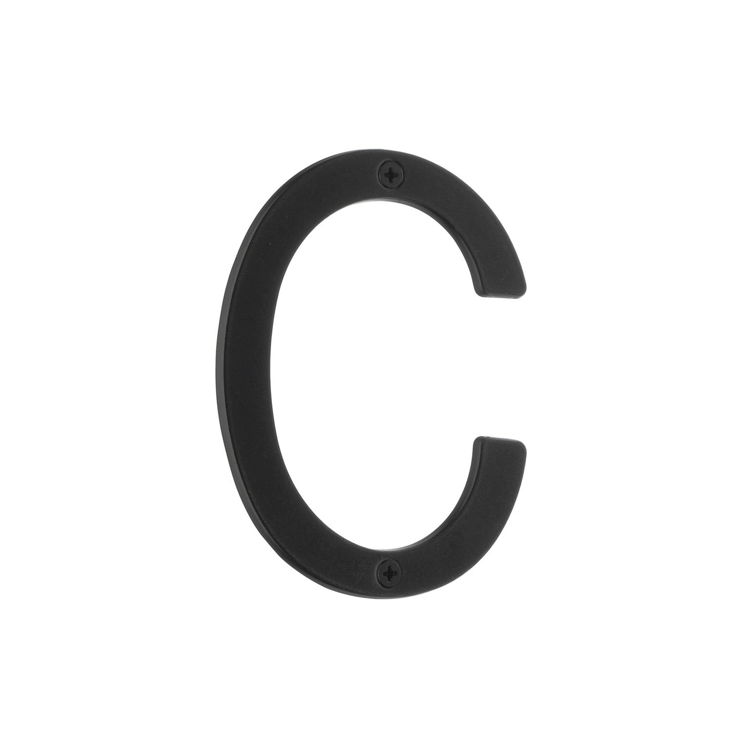 VILLA-BOKSTAV C MATT SVART