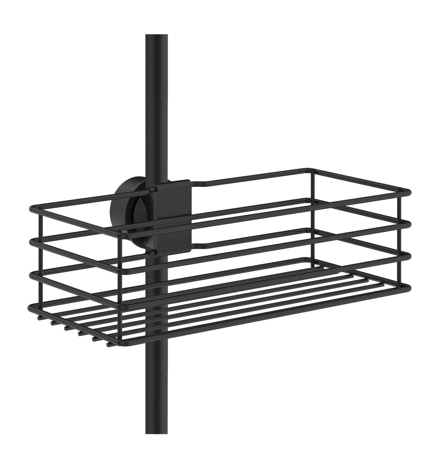 Basket for shower riser rail