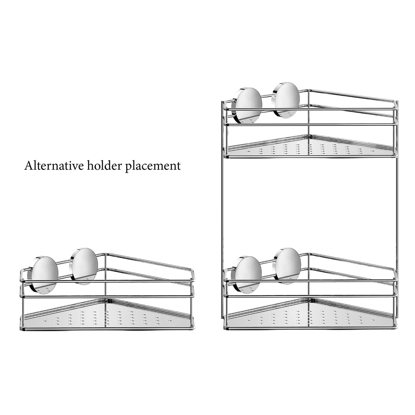 Double Corner Shower Basket