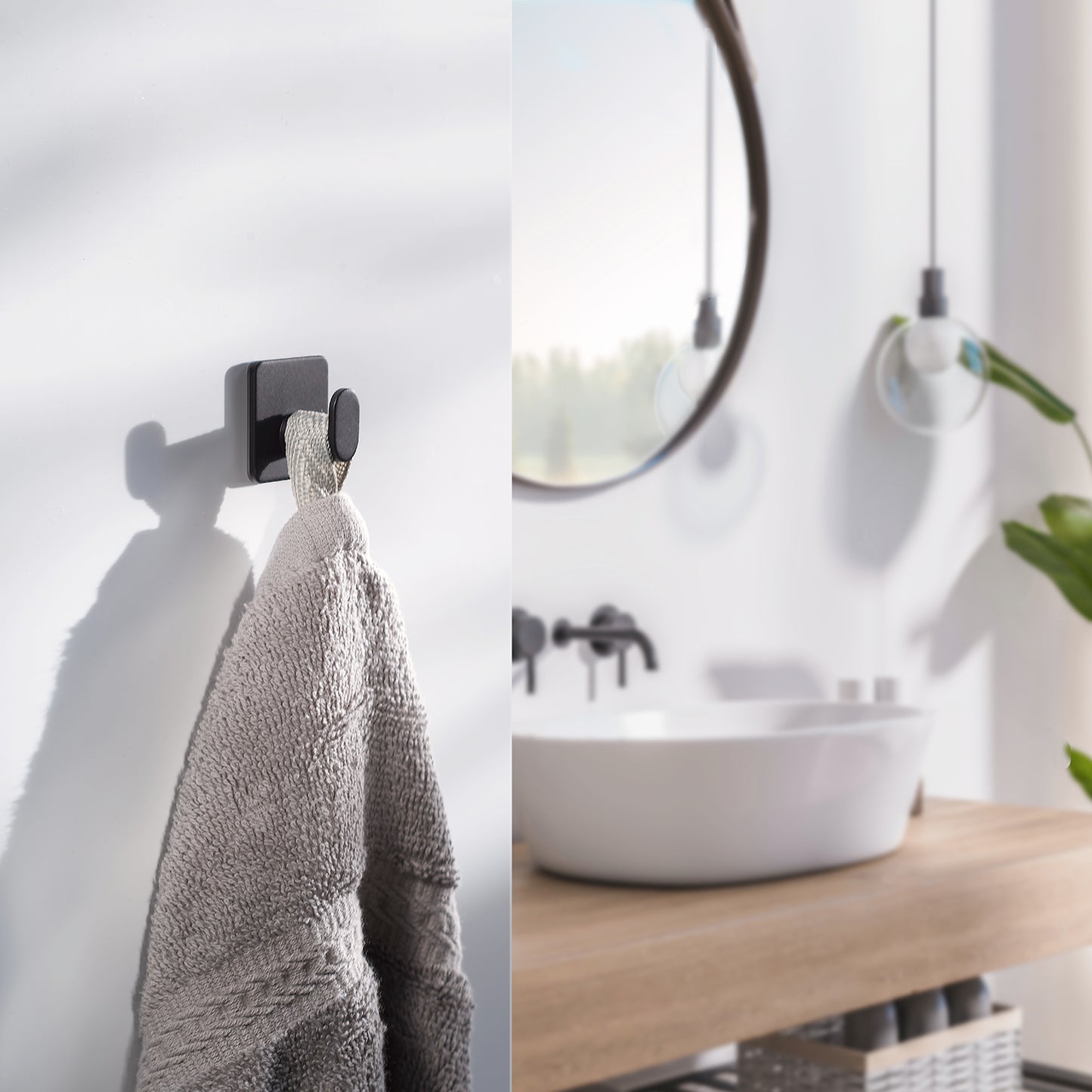 SJÄLVHÄFTANDE ENKELKROK SVART