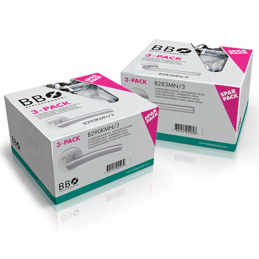 Indendørsgreb, maxpak 3 stk.