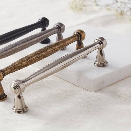 LÅDHANDTAG 128 MM BORST NICKEL