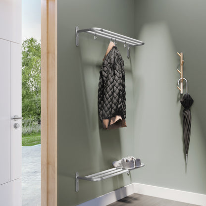 Shoe/Hat Rack with 4 hooks