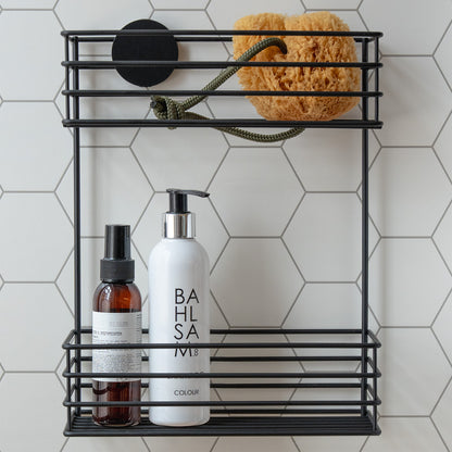 Double Shower Basket, Self-adhesive