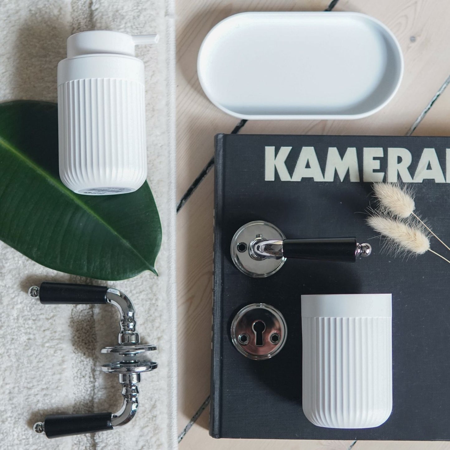 BB TVÅLKOPP/FAT VIT