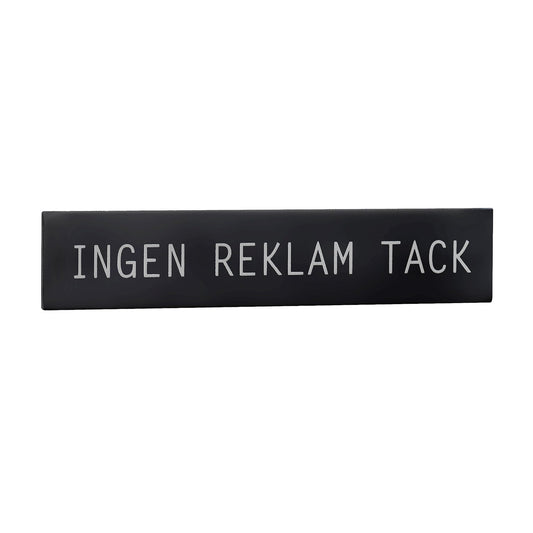 Self-adhesive sign