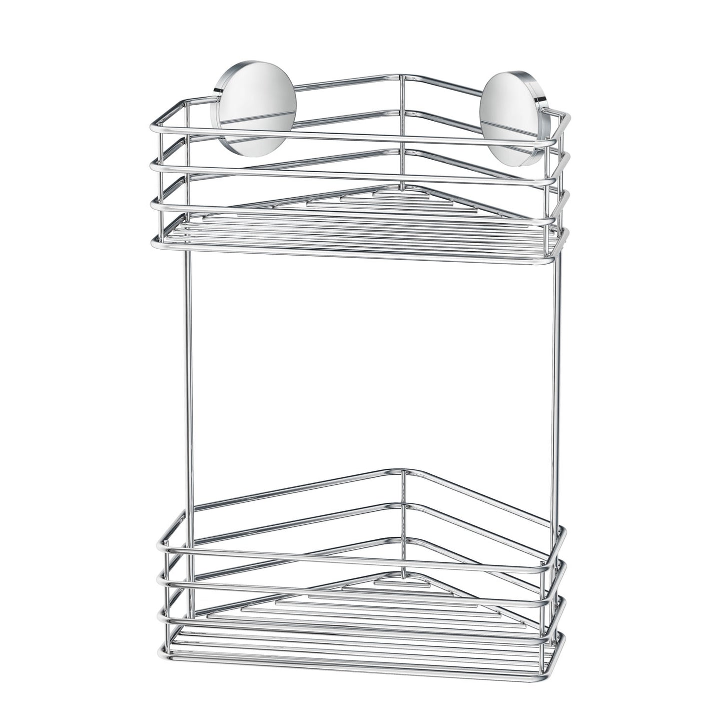 Double Corner Shower Basket, Self-adhesive