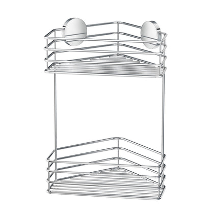 Double Corner Shower Basket, Self-adhesive