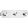 Self-Adhesive Triple Towel Hook, Chrome