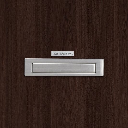 Self-adhesive sign