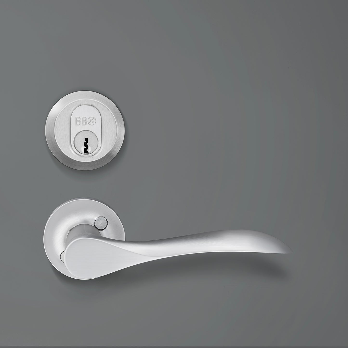 YTTERDÖRRTRYCKE MATT KROM