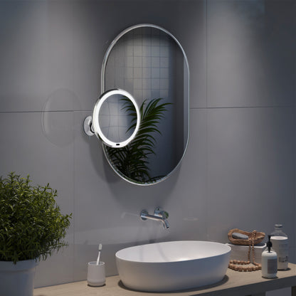 Make-up Mirror LED with Suction cup