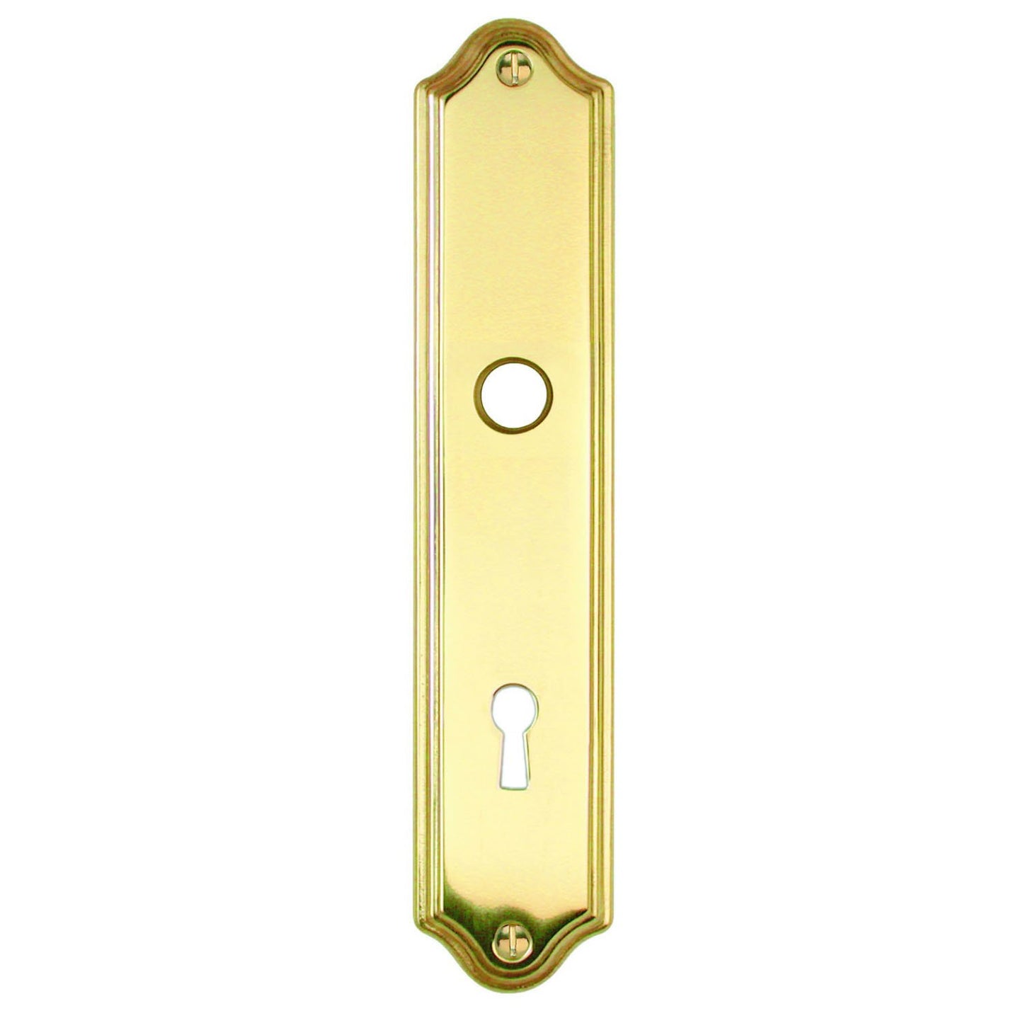 Long escutcheon with keyhole