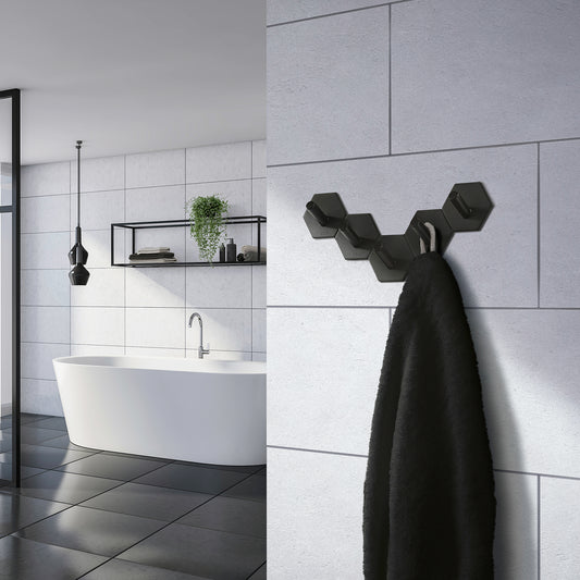 SJÄLVHÄFTANDE ENKELKROK SVART