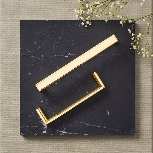 LÅDHANDTAG 96MM MÄSSINGSFINISH