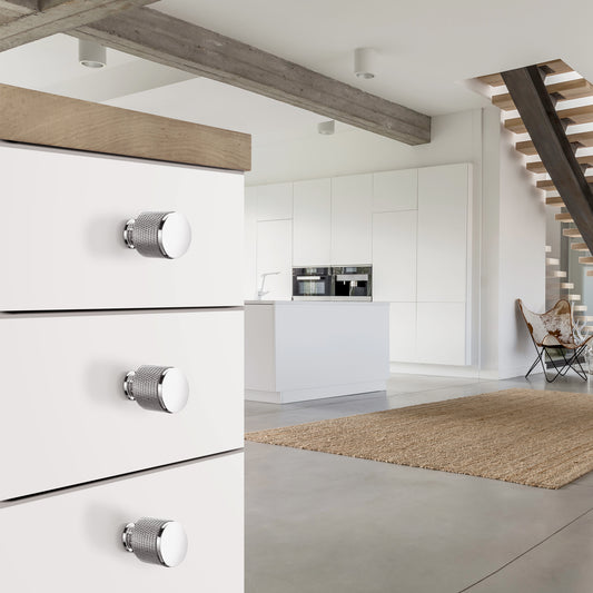 KNOPP POL KROM, DIAM 22 MM