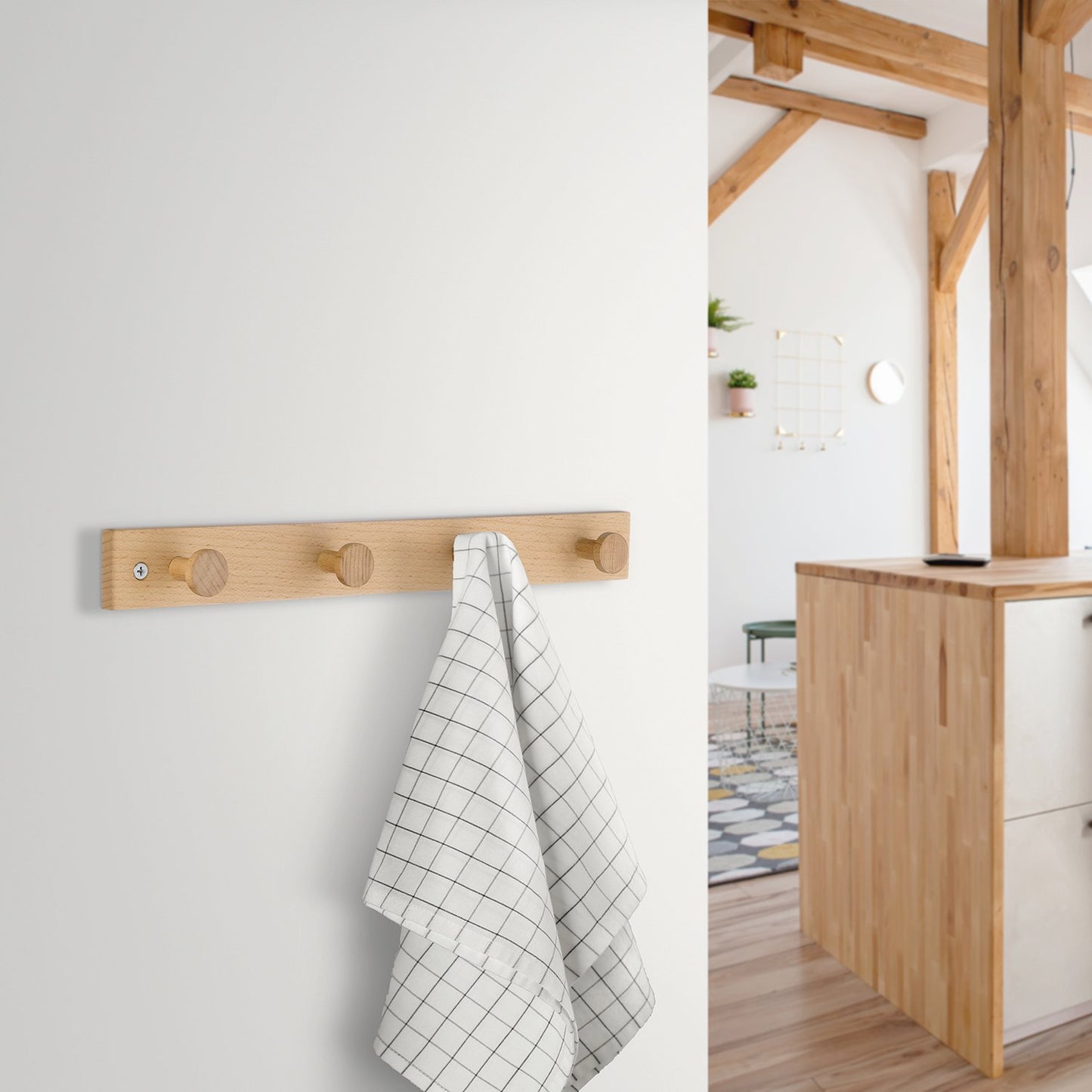 Knagerække, 4 knager