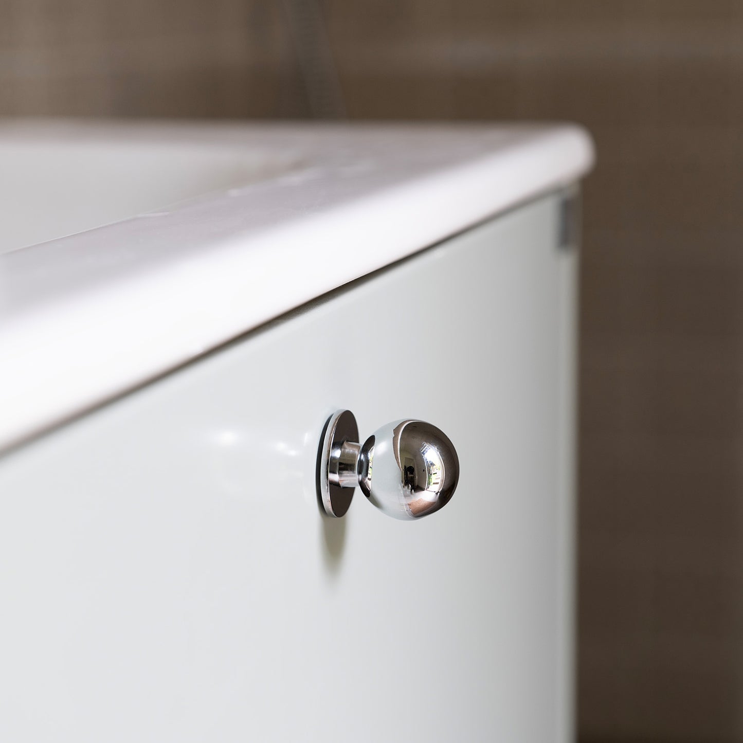 KNOPP DIAM 24 MM POLERAD KROM