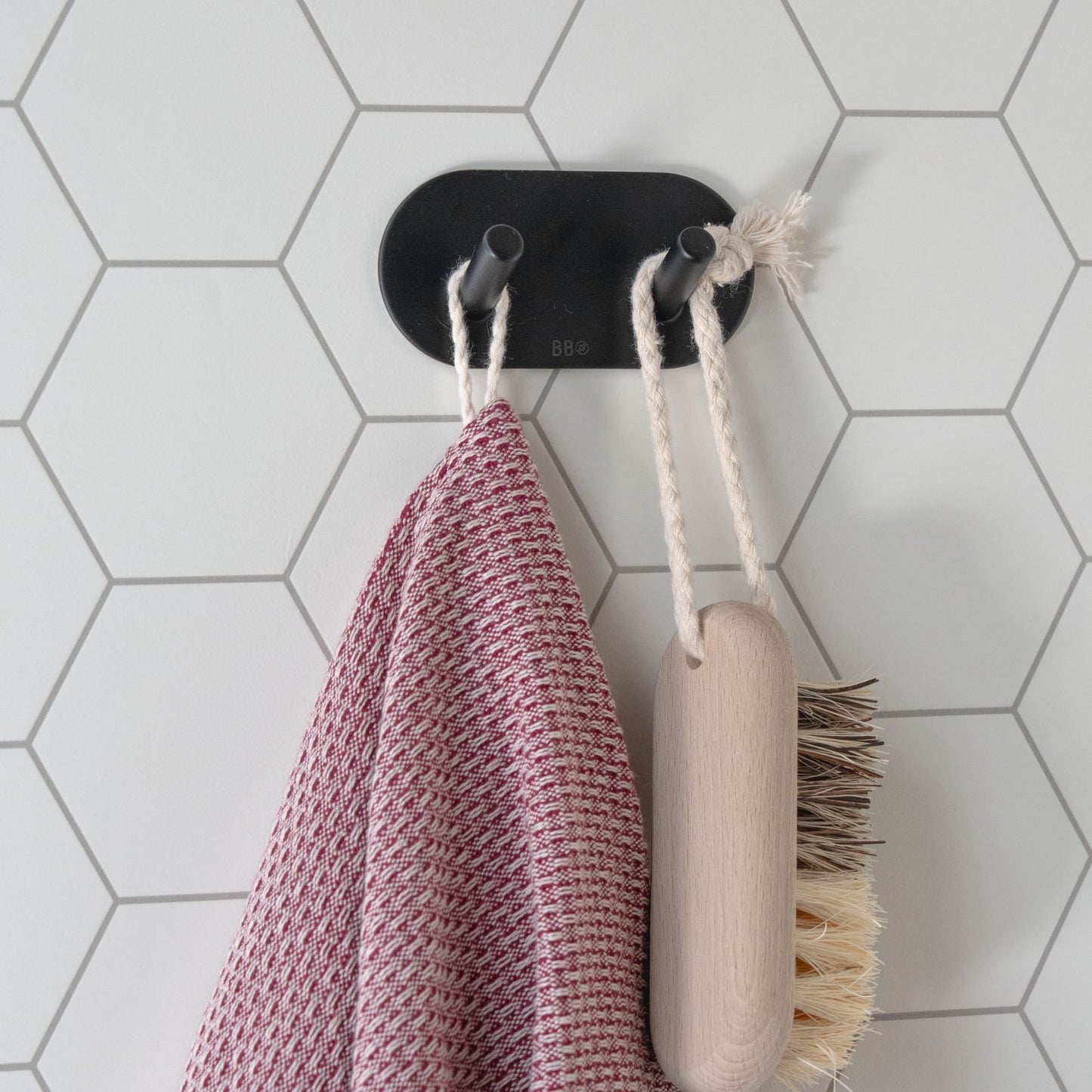 Double Hook, Self-adhesive