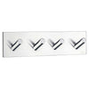 Quadruple Hook, Self-adhesive