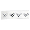 Quadruple Hook, Self-adhesive