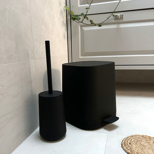 BB WC-BORSTE M BEHÅLLARE SVART