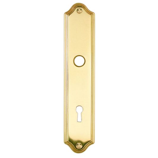 Long escutcheon with keyhole