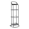Toilet Paper and Spare Roll Holder, Black