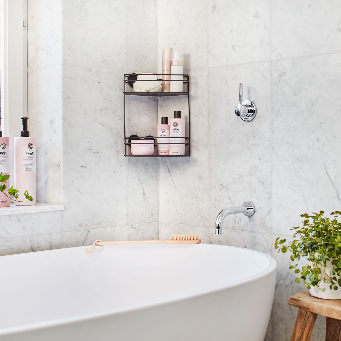 Double Corner Shower Basket