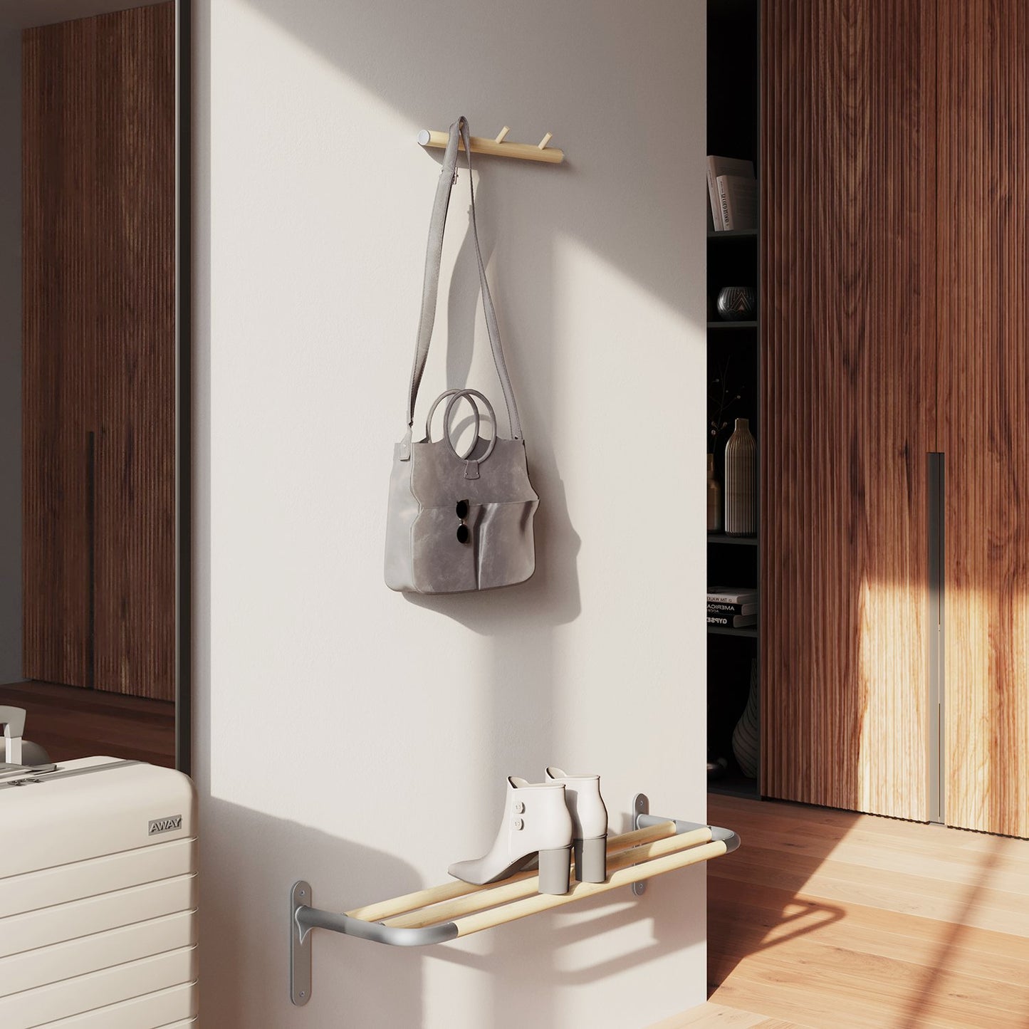 Hook Rack, 3 hooks