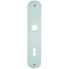 Long escutcheon with keyhole