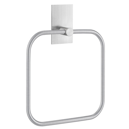 Towel ring, self-adhesive