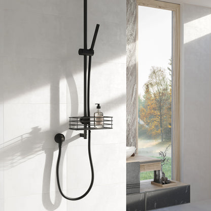 Basket for shower riser rail