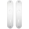 Long escutcheon with keyhole