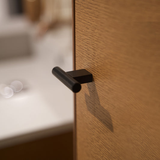 KNOPP L 60 MM MATT SVART