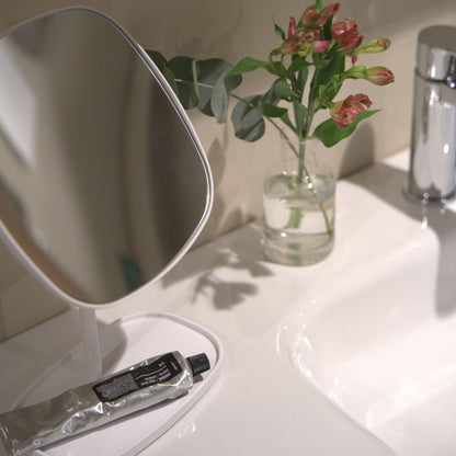 Make-up Mirror on Stand, with Tray