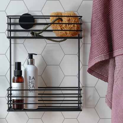 Double Shower Basket, Self-adhesive