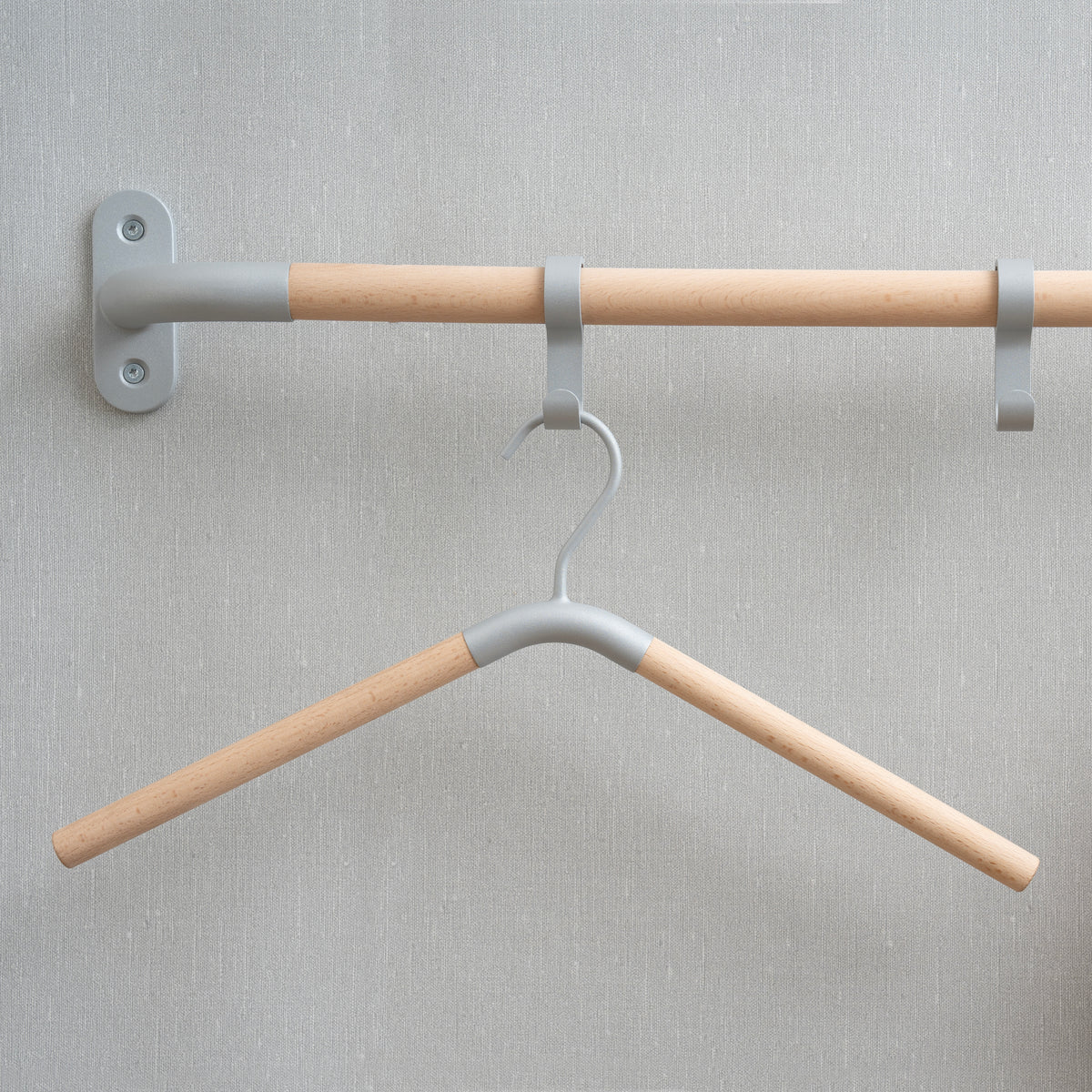 Coat Hanger 2-Pack, Beech/Gray