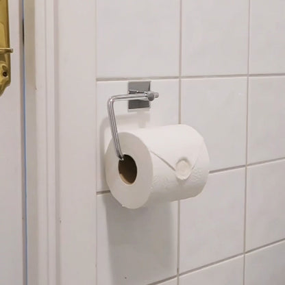 Toilet roll holder, Self-adhesive