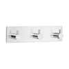 Self-Adhesive Triple Towel Hook, Chrome