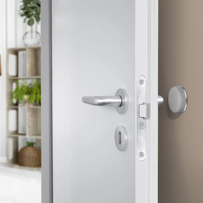 DÖRRSTOPP VÄGG GRÅ/ROSTRI