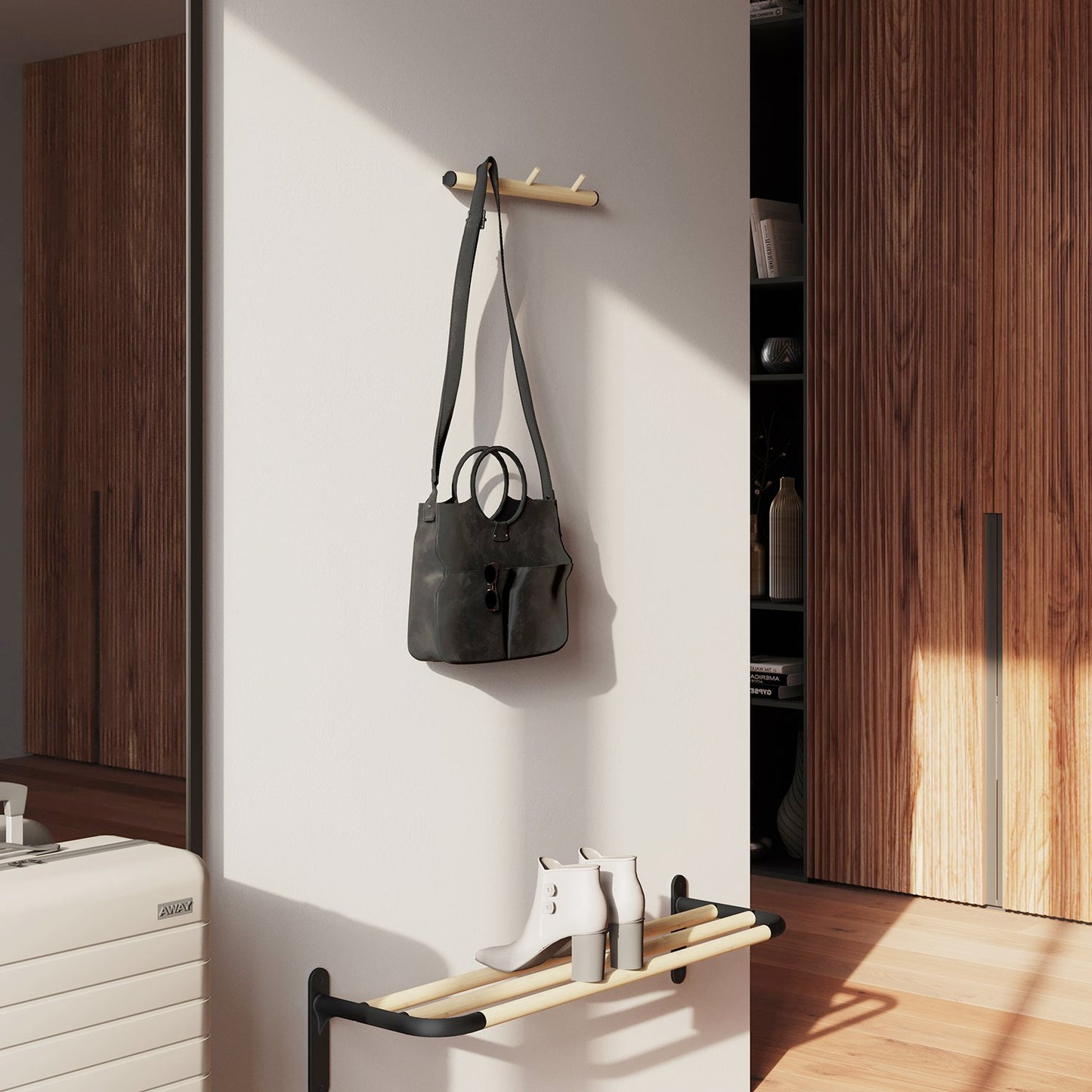 Hook Rack, 3 hooks