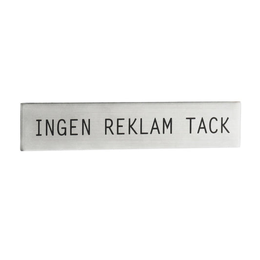 Self-adhesive sign