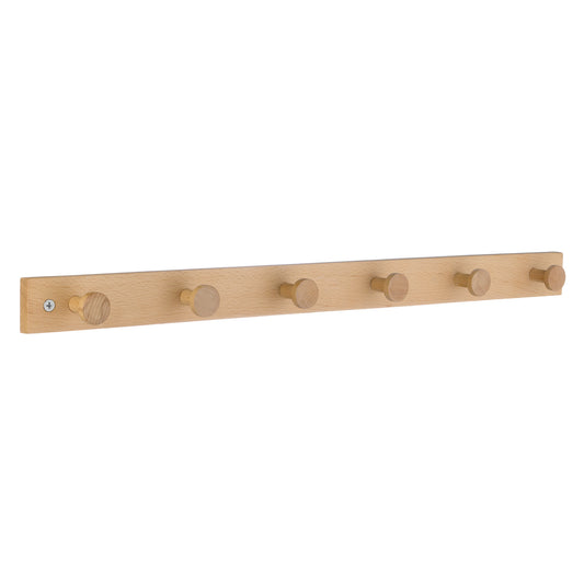 Coat Rack, 6 Hooks