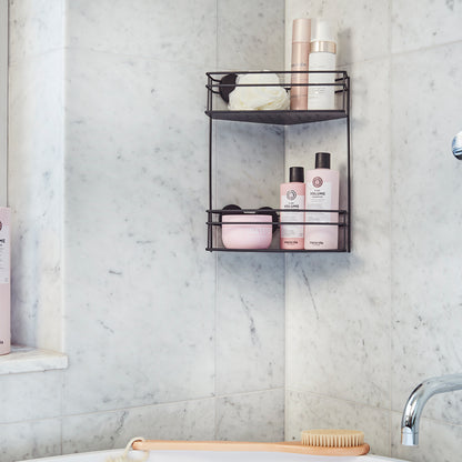 Double Corner Shower Basket